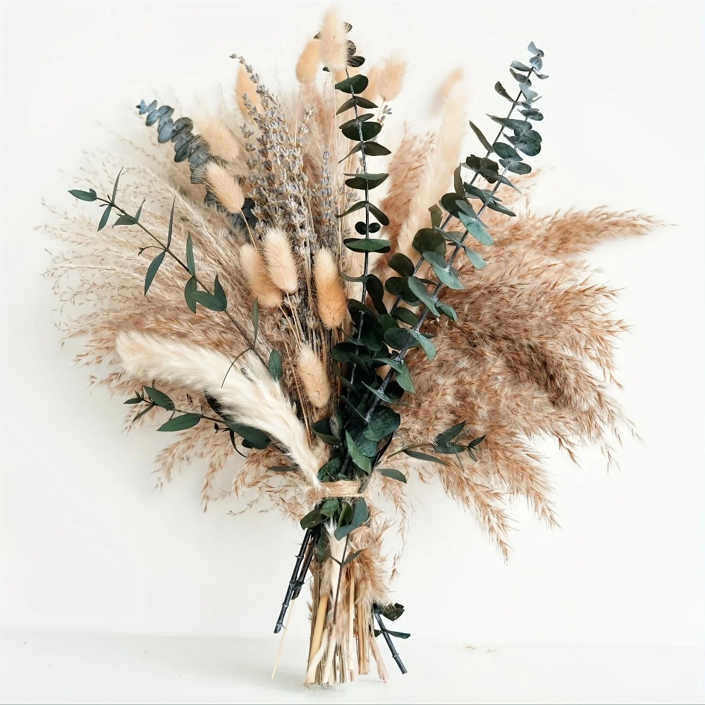 Dried Flower Bunch - 80 piezas de ramo de flores