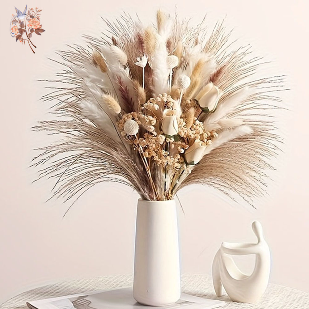 80 Piezas de Flores Secas Arti - Dried Flower Bunch reseña y precio