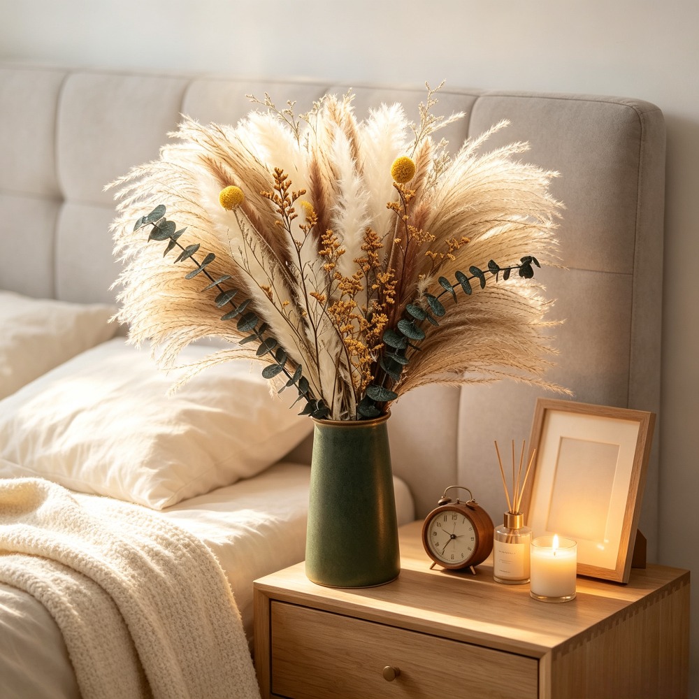 Ramo de flores secas, ramo flo - Dried Flower Bunch reseña y precio