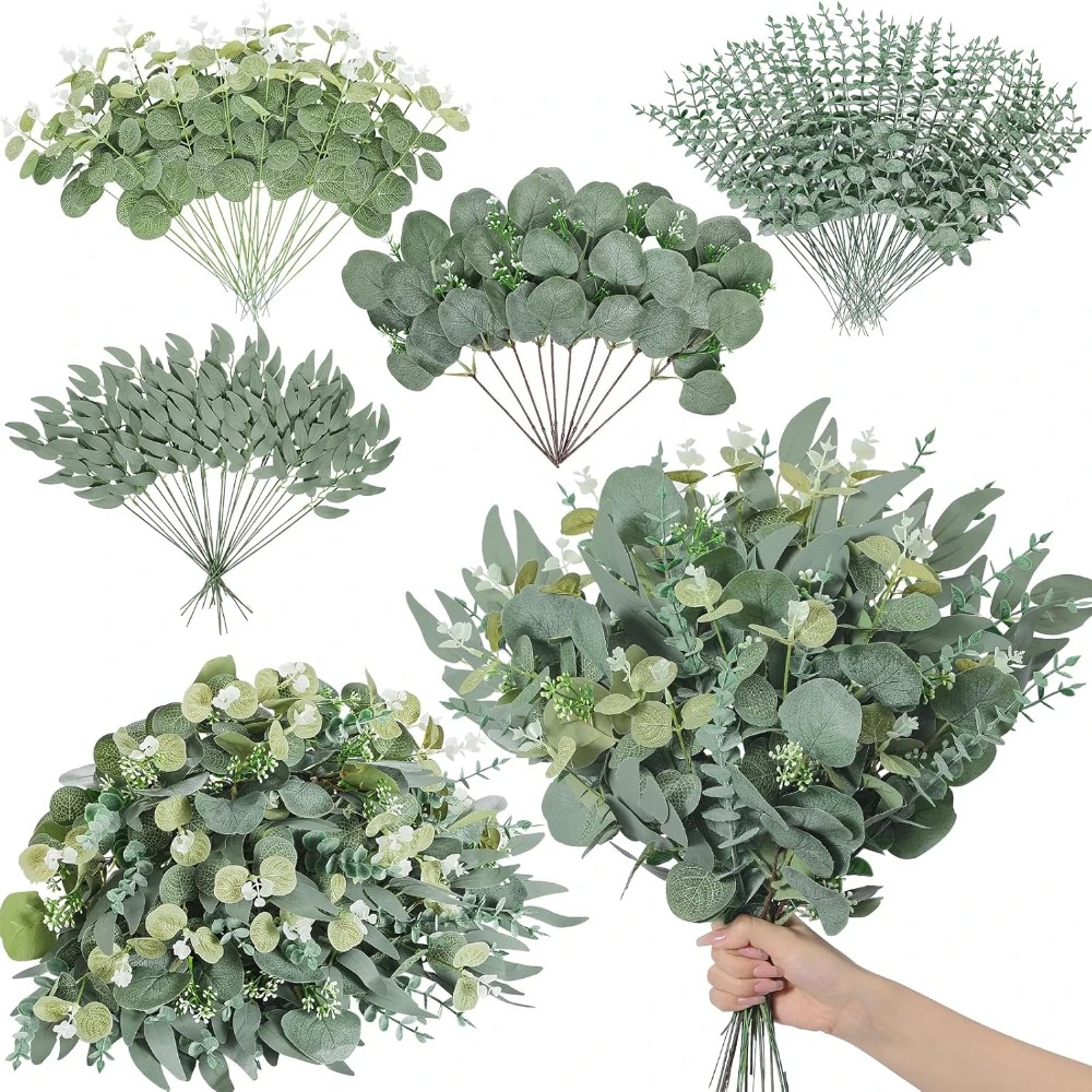 20 piezas tallos de hojas de e - Eucalyptus Preserved reseña y precio