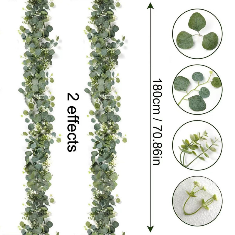 Guirnalda de hojas de eucalipt - Eucalyptus Preserved reseña y precio