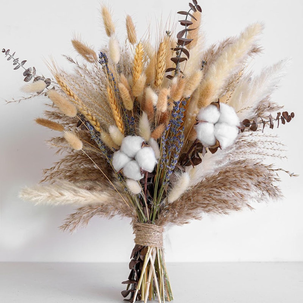 80 piezas de ramo de flores se - Dried Flower Bunch reseña y precio