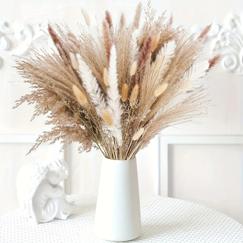 80 piezas de ramo de flores se - Dried Flower Bunch reseña y precio