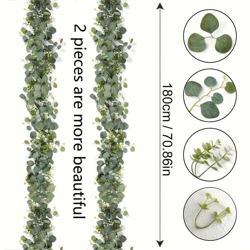 Guirnalda de hojas de eucalipt - Eucalyptus Preserved reseña y precio
