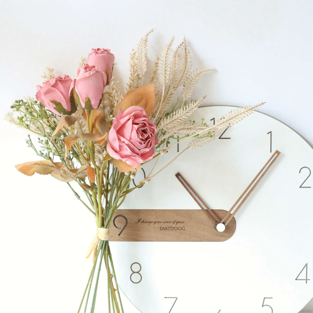 Flor Artificial rosa de 40cm p - Dried Flower Bunch reseña y precio