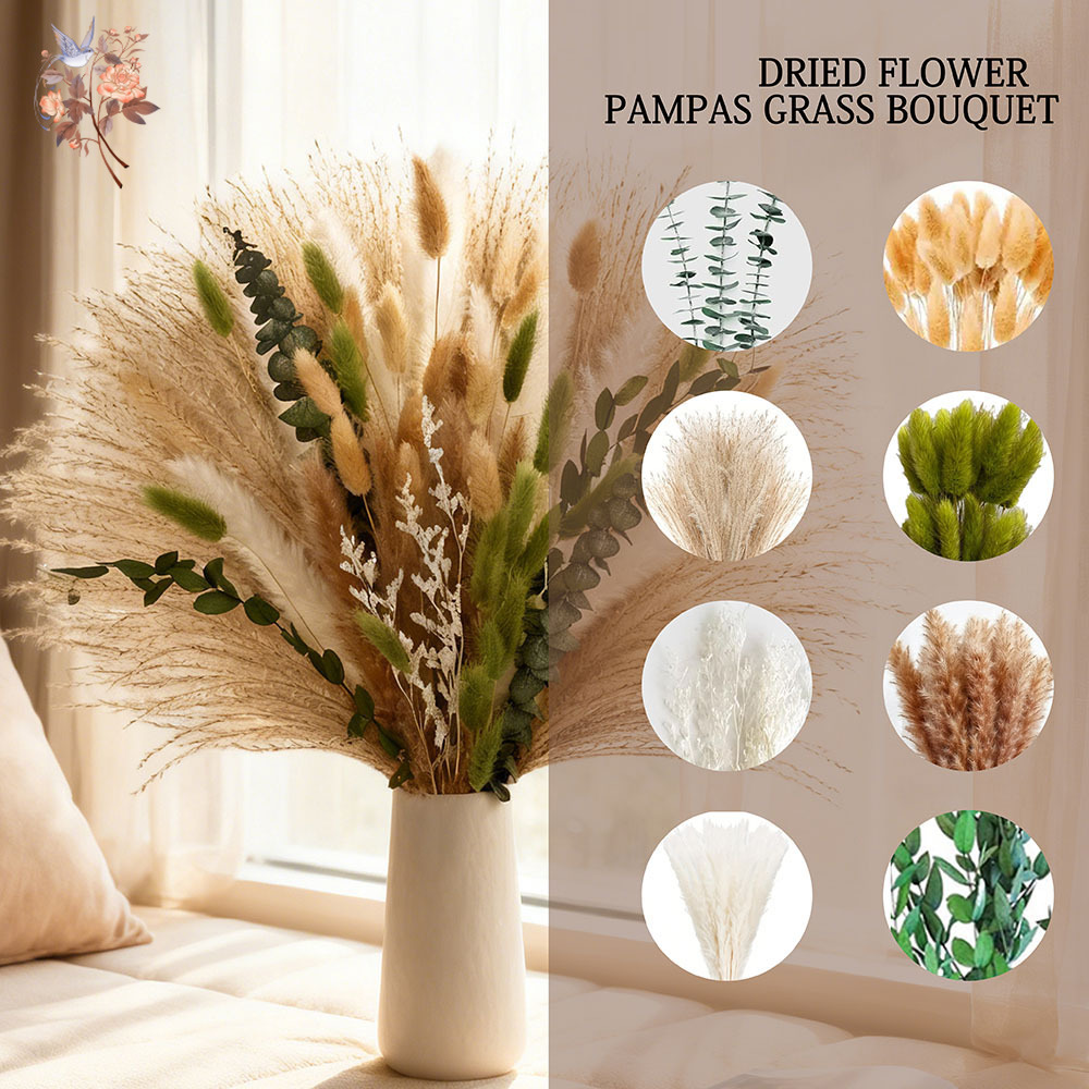 85 Uds. De flores secas natura - Dried Flower Bunch reseña y precio