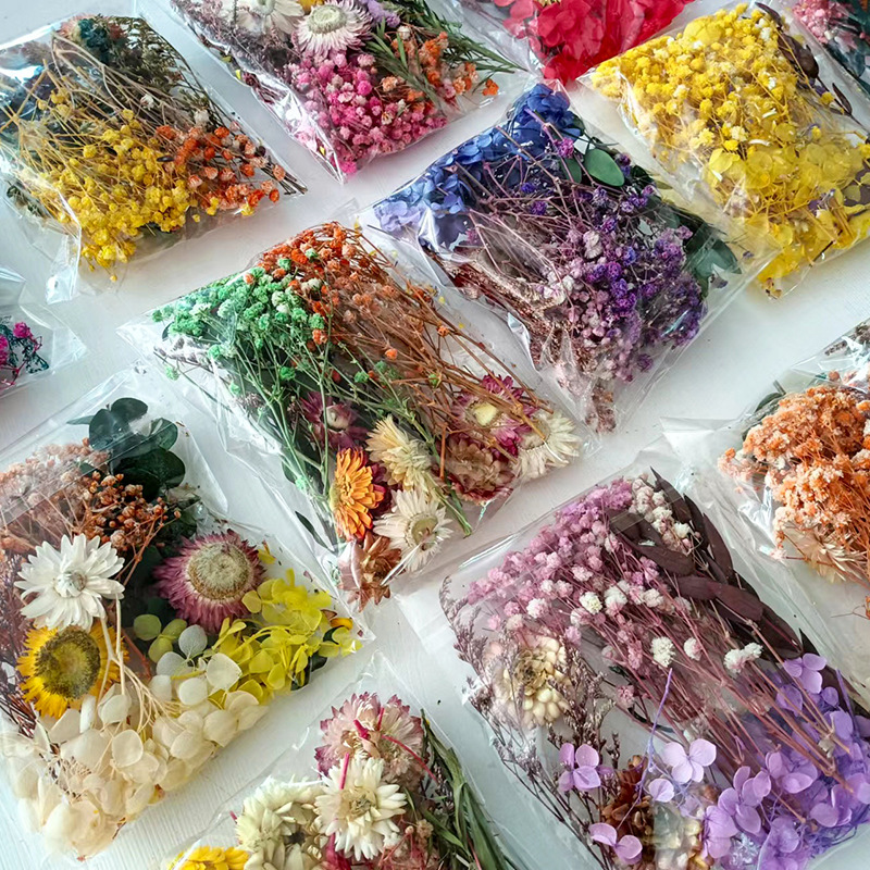 Juego de flores secas múltiple - Dried Flower Bunch reseña y precio