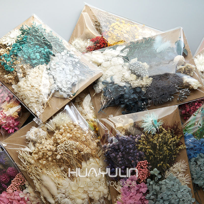 1 paquete de plantas artificia - Dried Flower Bunch reseña y precio