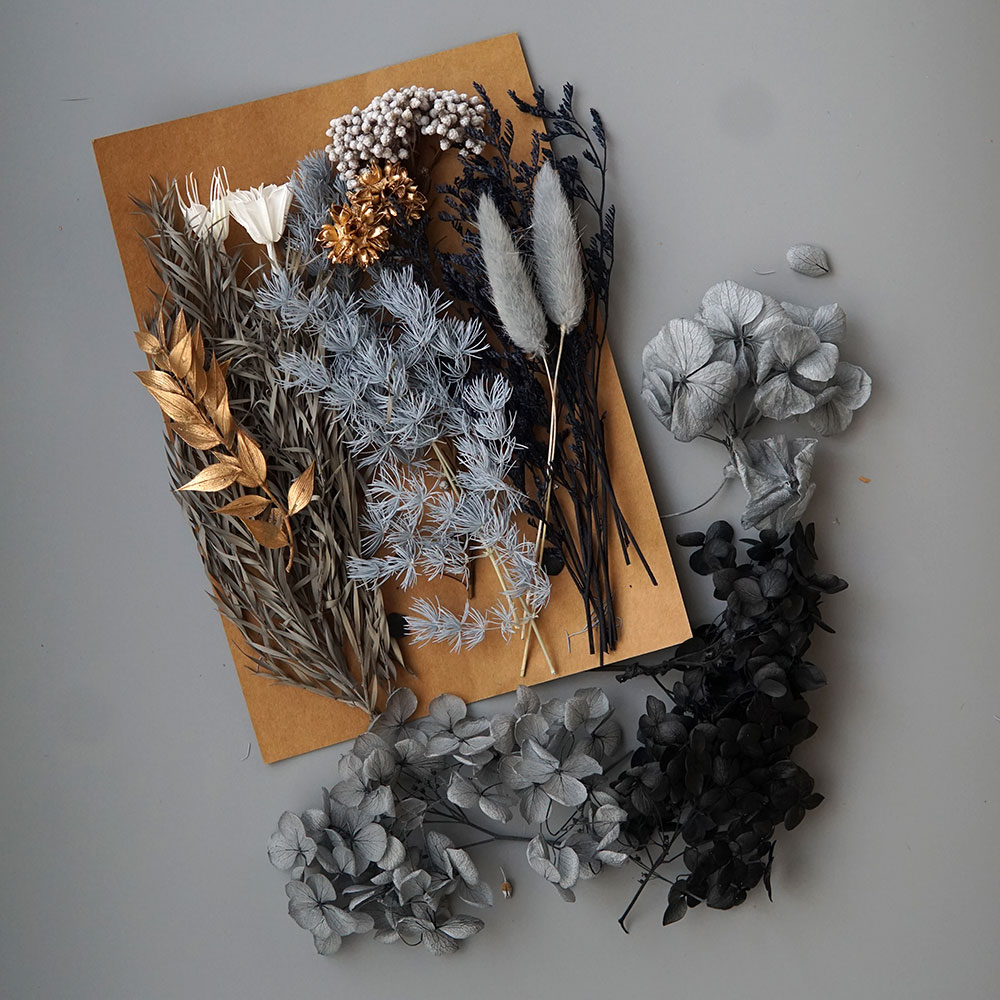 1 paquete de plantas artificia - Dried Flower Bunch reseña y precio